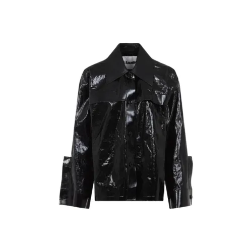 JIL SANDER Мужские черные куртки