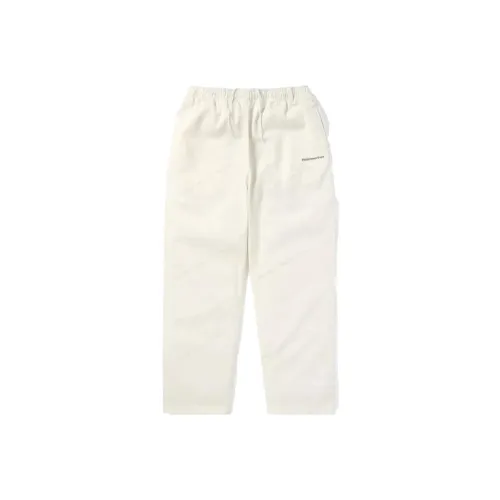Thisisneverthat SS23 Вязаные Спортивные Штаны Унисекс Кремовый