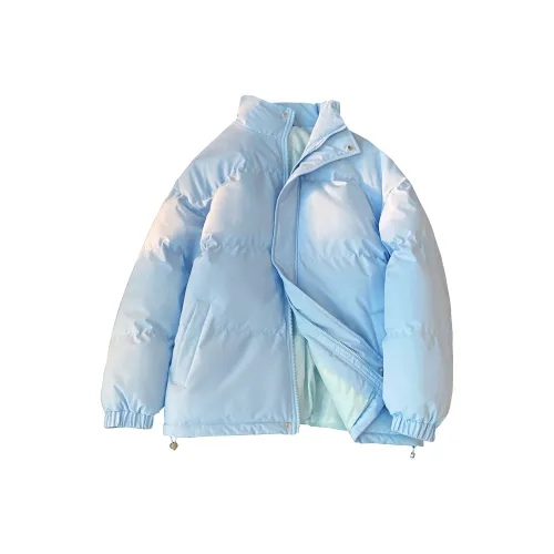 PUCCA Хлопковый пуховик Унисекс Небесно-синий