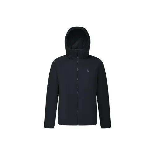 FILA Темно-черный Мужской пуховик