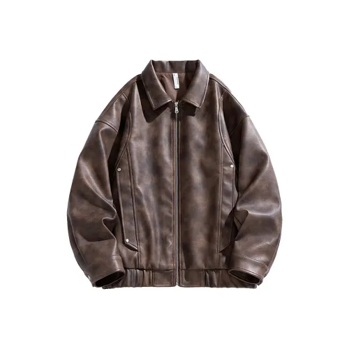 CUAVIO Унисекс Кожаные Куртки