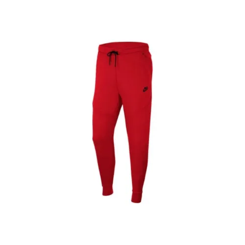 Nike Red Men's Knitted Training Pants Nike Красные Мужские Вязаные Тренировочные Штаны