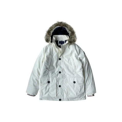 Tommy Hilfiger Белый Мужской Пуховик