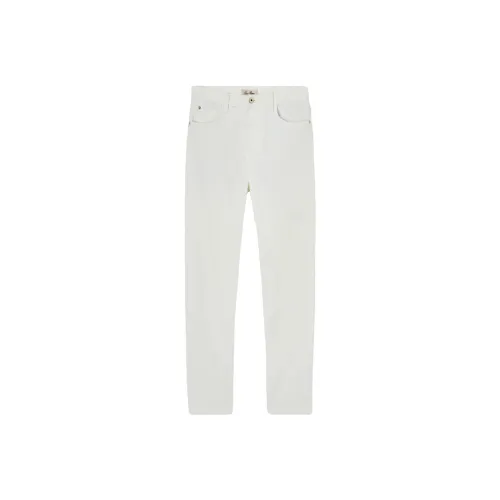 Loro Piana Белый Мужской Джинсы