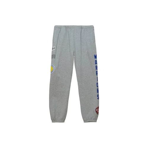 Mitchell Ness Серые Мужские Вязаные Тренировочные Штаны