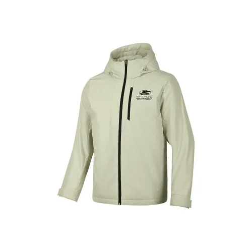 Skechers Basic Sports Series Куртки и пальто Мужские Прочный Серый