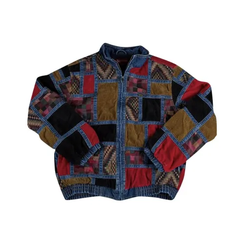 Supreme Куртки Пальто Унисекс Выстиранный Синий