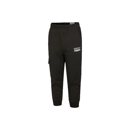 PUMA Черные Мужские Вязаные Спортивные Штаны