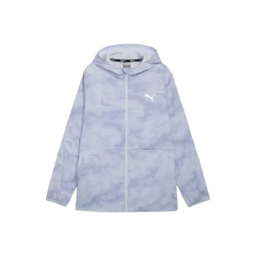 PUMA RUN FAVORITE Куртки и Пальто Мужской Серебряный Туманный