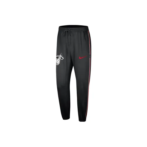 Nike Dri Fit Miami Heat Showtime Urban Edition Вязаные тренировочные брюки Urban Edition Miami Heat Мужской Черный