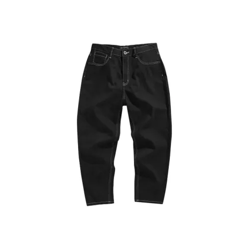 PEACEBIRD MEN Мужские черные джинсы