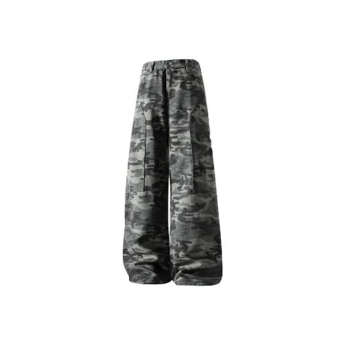 ROSECREED Джинсы Унисекс Камуфляж Стандартный