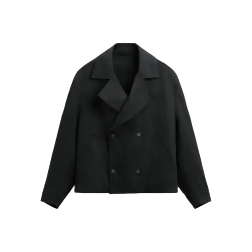 ZARA Черный Мужской Тренч