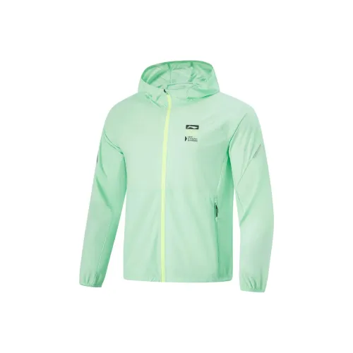 LINING Sports Life Collection Тренчкот Мужской Охлаждающий Зеленый