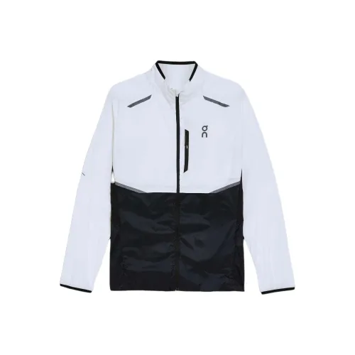 On WeatherOn Беговая куртка мужская белая черная