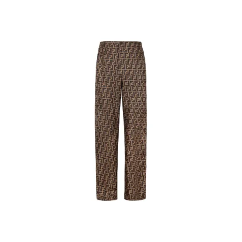 FENDI Brown Men's Casual Pants FENDI Коричневые Мужские Повседневные Брюки