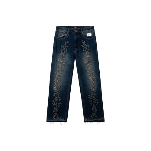 Revenge Синие Унисекс Джинсы