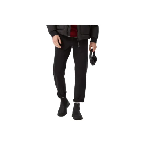 CAT Black Men's Jeans КАТ Черные Мужские Джинсы