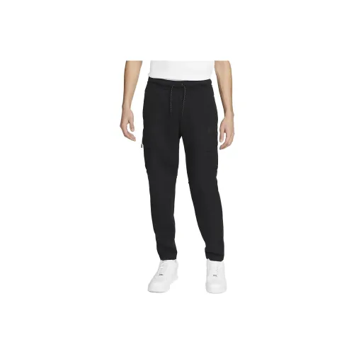 Nike Черные Мужские Вязаные Тренировочные Штаны