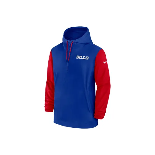 nike Buffalo Bills FW AW24 Sideline Pre Game Игрок Куртка Мужская Синяя Красная