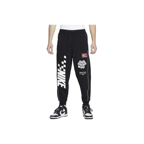 nike Sportswear Joggers DE Ткань Fleece Для мужчин Вязаные Тренировочные штаны Мужские Черные