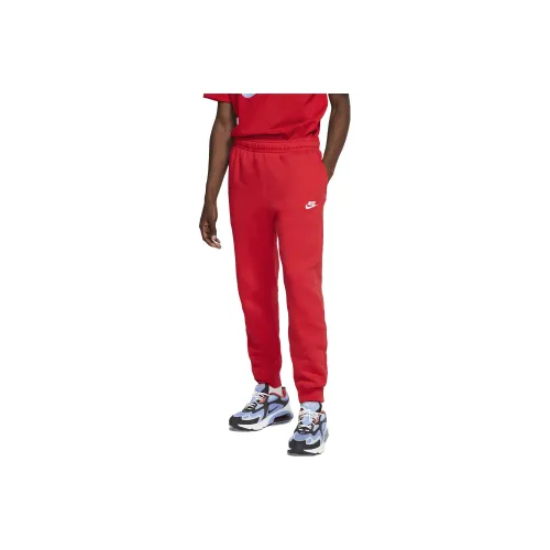 Nike Red Men's Knitted Training Pants Nike Красные Мужские Вязаные Тренировочные Штаны