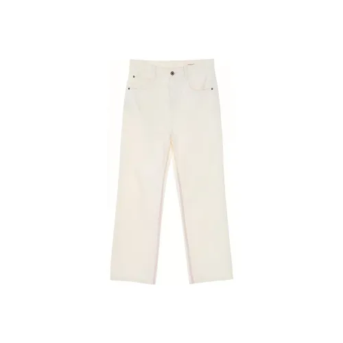 Fax Copy Express SS24 Джинсы Унисекс Белый