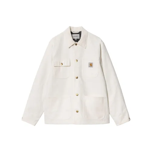 Carhartt WIP FW24 Michigan Пальто Куртка Унисекс Экрю