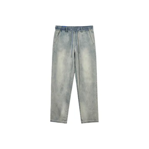 JACK JONES E40 Light Denim Blue Men's Jeans JACK JONES E40 Светлый Деним Синий Мужские Джинсы