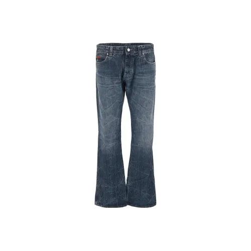 MARTINE ROSE Blue Men's Jeans MARTINE ROSE Синий Мужской Джинсы