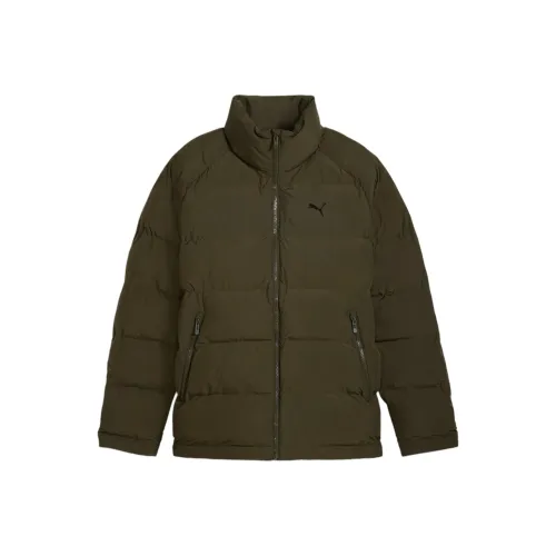 PUMA WindCELL WarmCELL MONO Пуховая куртка Мужская Темно-оливковая