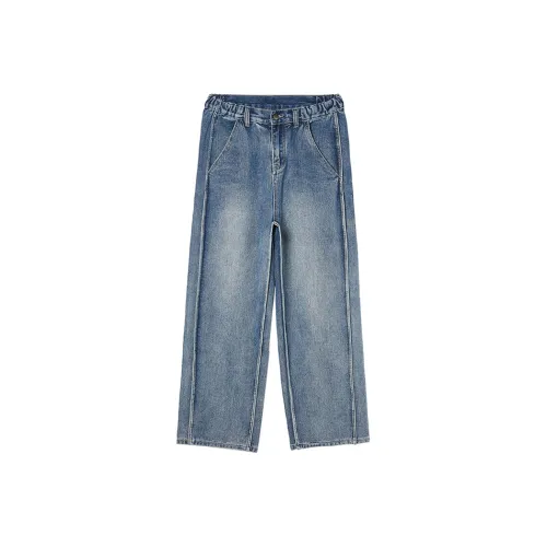 LOOKUN Синий Мужской Джинсы