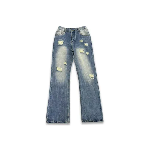 ASHER LEVINE Синие Унисекс Джинсы