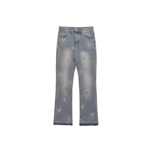 MT99 Светло-синий Унисекс Джинсы