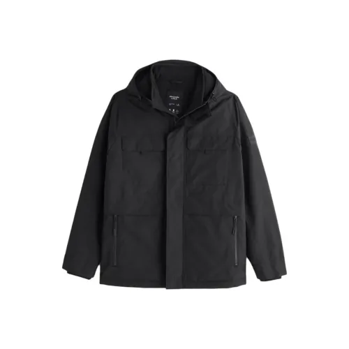 Abercrombie＆Fitch Куртки и Пальто Мужской Черный