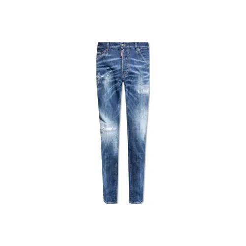 DSQUARED 2 Blue Men's Jeans DSQUARED 2 Синий Мужской Джинсы