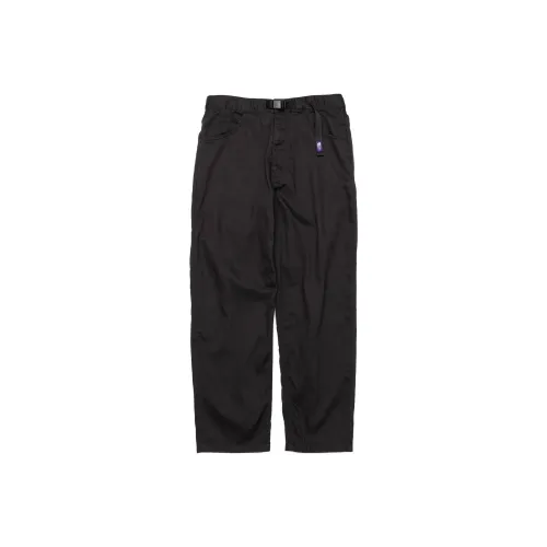 THE NORTH FACE PURPLE LABEL Угольно-черные унисекс повседневные брюки