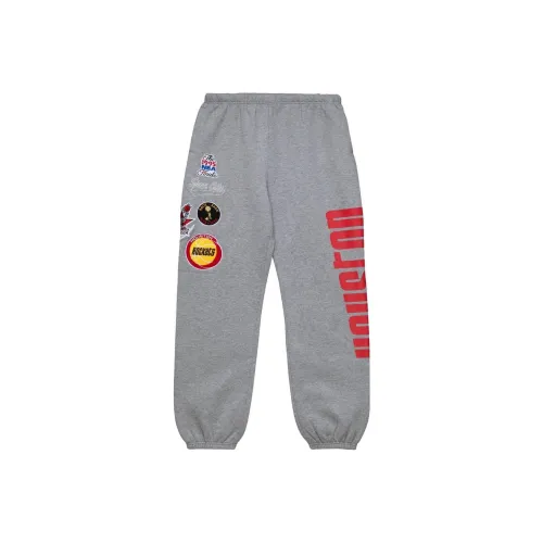 Mitchell Ness Серые Мужские Вязаные Тренировочные Штаны