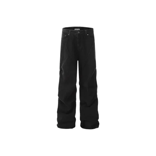 Pirkadat Черные Унисекс Джинсы