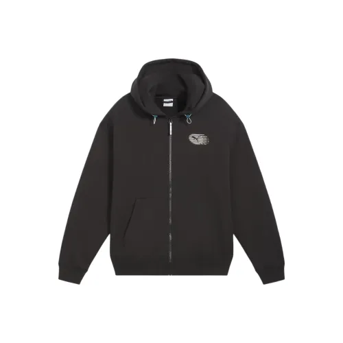 PUMA NYChoodie Длинный RUN Полузип Куртки Пальто Мужской Черный