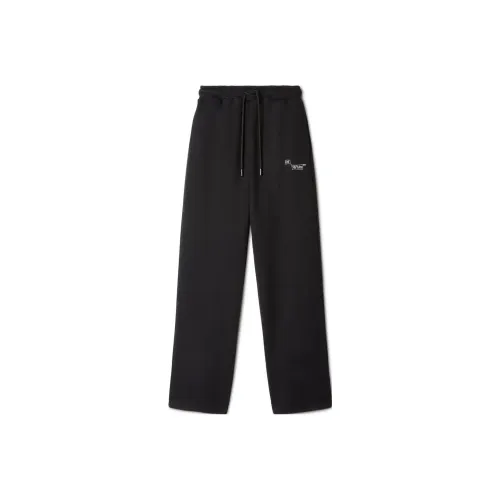 Off Белый Тренировочные брюки Мужской Черный