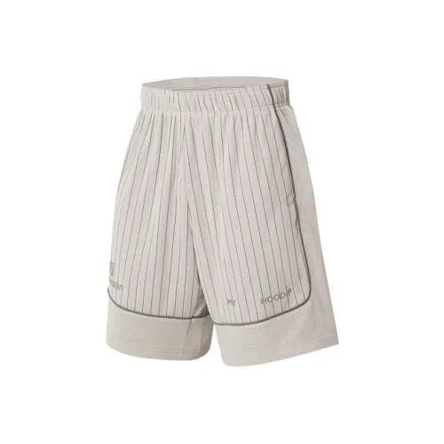 LINING BADFIVE Цветочная почка Желто-серый Полосы Мужские Вязаные Тренировочные Штаны