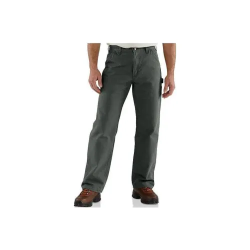 Carhartt B111 WASHED DUCK Фланель Утепленные Утилитарные Рабочие Брюки Карго Свободный крой Мужские