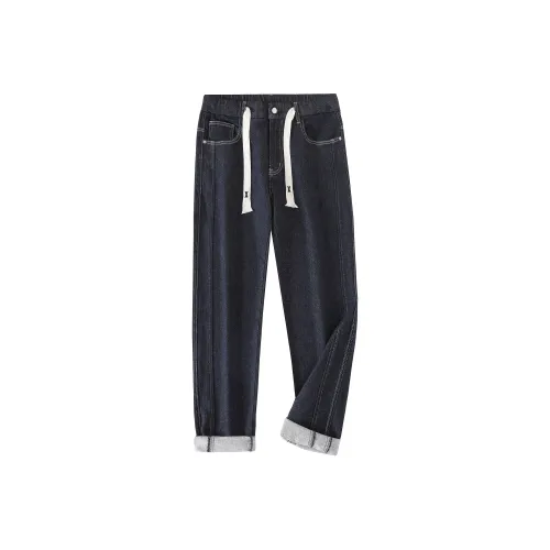 JUCY JUDY Джинсы Мужские Джинсовый Синий