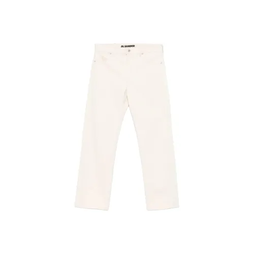 JIL SANDER Миндально-бежевые Мужские Джинсы