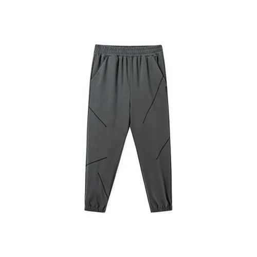 QIAODAN Sports Life Collection Вязаные спортивные брюки мужские акулий серого цвета