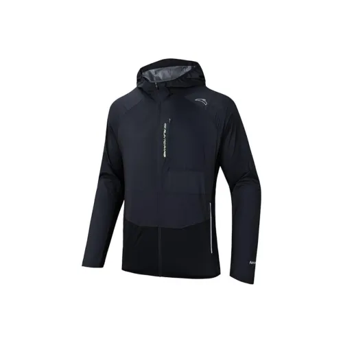 ANTA RUNNING Collection Тренчкот Мужской Ink Серый Основной Черный