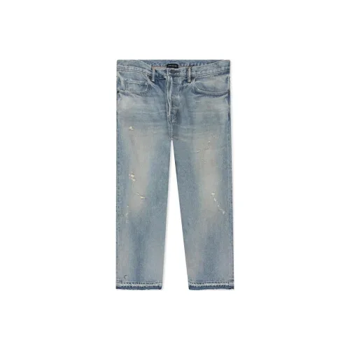 John Elliott Men's Blue Jeans Джон Эллиотт Мужские Синие Джинсы