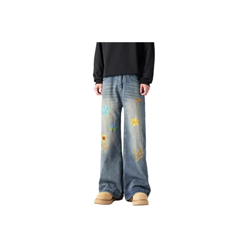 DAFK Синий Мужской Джинсы