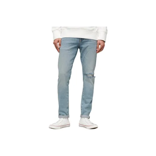 SUPERDRY Blue Men's Jeans SUPERDRY Синий Мужские Джинсы